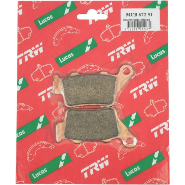 TRW SI Series Sindered Off-Road Brake Pads GasGas / Husaberg / Husqvarna / KTM / TM Racing / Yamaha 80-990cc 93-22
