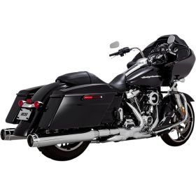 VANCE & HINES Torquer 450 Slip-On Mufflers Chrome Harley Davidson FLHR / FLHRXS / FLHTCU / FLHTKSE / FLHX / FLTRXSE 1750-1977cc 17-25