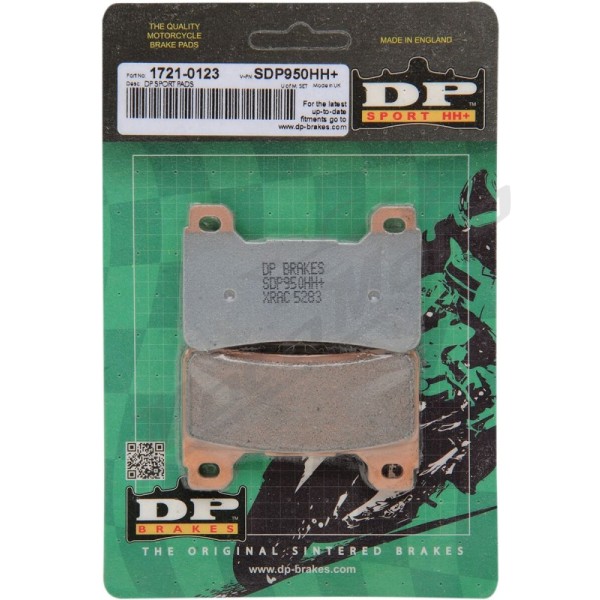 DP BRAKES SDP Sport HH+ Sintered Brake Pads Honda CB / CBR / VFR 600-1000 04-18