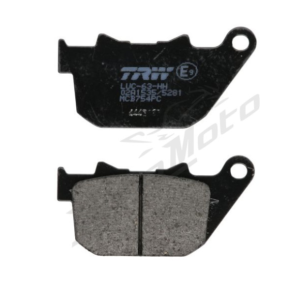TRW Route Organic front / rear brake pads MCB754PC Harley Davidson XL / XR 883-1200 04-13