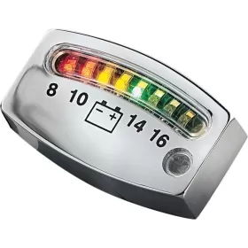 KURYAKYN LED Battery Gauge Chrome