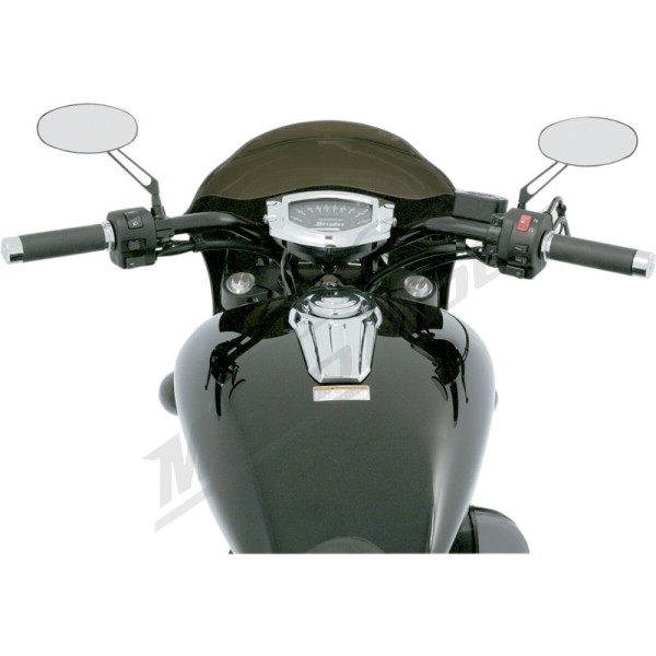 MEMPHIS SHADES METRIC Bullet Fairing priekinis stiklas 45,5x44,5cm Kawasaki / Yamaha 900-1700 02-25