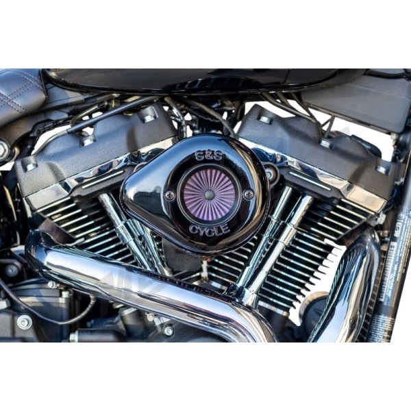 S&S CYCLE Air Stinger Stealth Air Cleaner Kit Harley Davidson FLDE / FLFB / FLFBS 1750-1923cc 17-25
