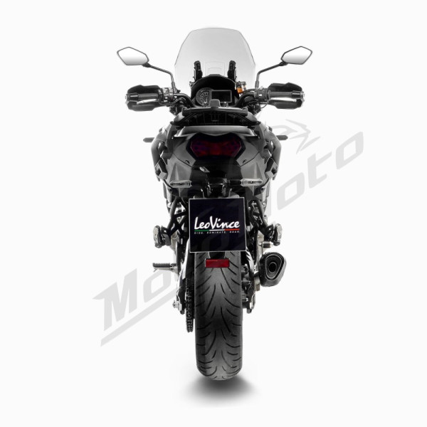 LEOVINCE LV14R Stainless Steel / Carbon Fiber Slip-On Muffler Kawasaki Z 1000 19-24