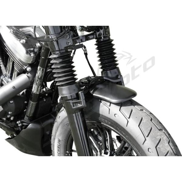 CULT WERK Priekinis sparnas juodas Bobber Harley Davidson XL 1200cc 2010-2022