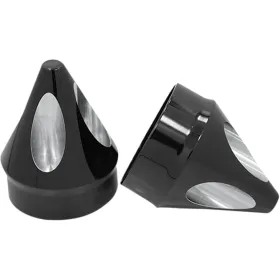AVON GRIPS Spike Front Axle Nut Cover Harley Davidson FLDE / FLHC / FLS / FLTR / FXSTC 1584-1977 07-24