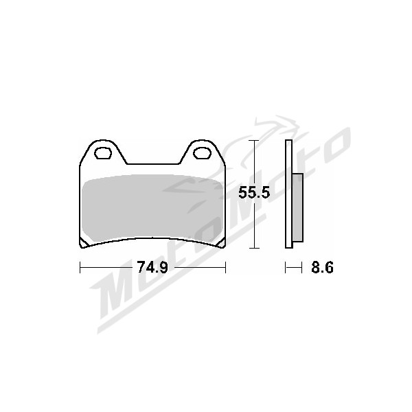 SBS KH244 Brake Pads Aprilia / Benelli / BMW / Cagiva / Ducati / Husqvarna / KTM / Moto Guzzi 250-1290cc 98-23