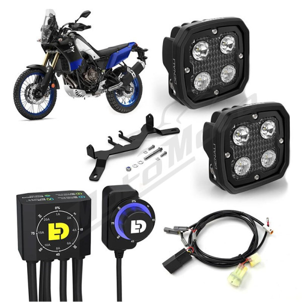 DENALI DialDim D4 Additional light kit Yamaha Tenere 700 19-22