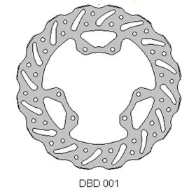 Delta braking front brake disc Honda TRX ER / R 450 04-14