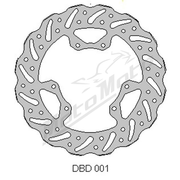 Delta braking front brake disc Honda TRX ER / R 450 04-14
