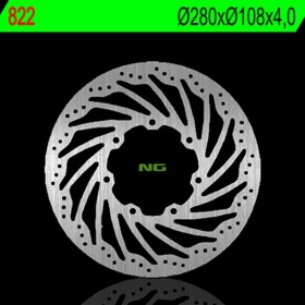 NG BRAKES 822 Front Round Fixed Brake Disc RIEJU RS2 50 04-05