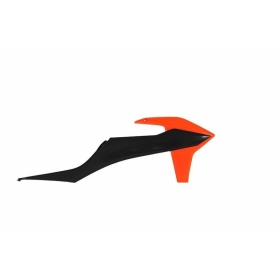 RACETECH radiatoriaus apdaila KTM SX 1258/250cc 19-22 Juoda/ Oranžinė
