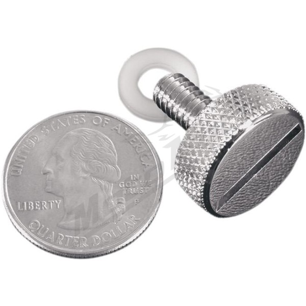 MUSTANG Quarter Turn™ Seat Thumb Screw Kit Harley-Davidson FLD / FLHR / FLHRC / FLHRS / FLHT / FLHTC / FLHTCU / FLHTK / FLHX / FLHXS 883–1800 cc, 1994–2016