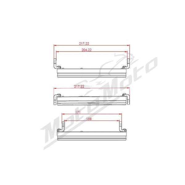 HIGHSIDER pro 7 Inch Lamp Holder Ring Frame-R1 178mm