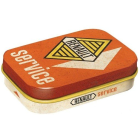 Box of mint sweets RENAULT SERVICE 62x41x18mm 4pcs