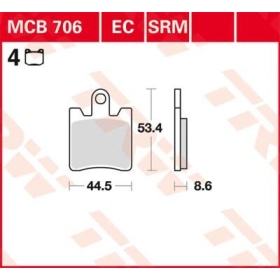 TRW All Round Sintered Metal Brake Pads Daelim / SYM / Triumph / Yamaha 125-1900cc 06-20