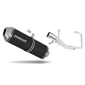 Yamaha YBR 125 2009-2018 Pilna išmetimo sistema OVR BLACK + dB killer