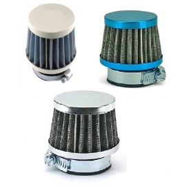 Sport air filter TNT KN smaller chrome Ø28-35