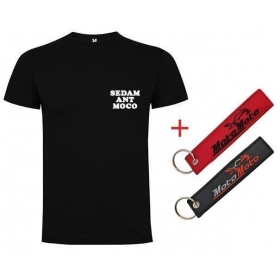 T-shirt "Sedam Ant Moco" + "MotoMoto" key ring