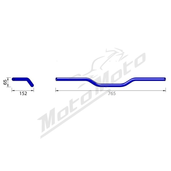 HIGHSIDER pro Superbike 22.2mm L01 Handlebar Aprilia / Ducati / Honda / Kawsaki / Moto Guzzi / Suzuki /Triumph / Yamaha 125-1100cc 96-23