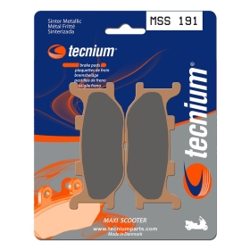 TECNIUM Maxi Scooter Sintered Metal Brake pads MSS191 MBK / Yamaha 250-500cc 95-14