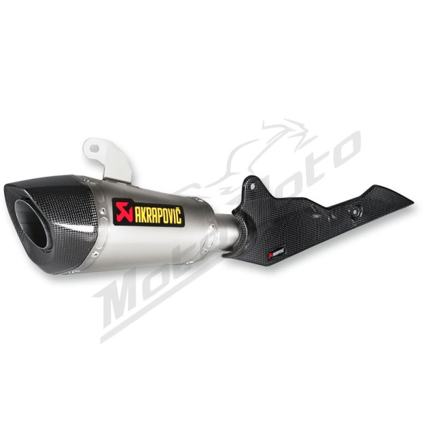 AKRAPOVIC Slip-On Line Muffler Titanium / Carbon Fiber Suzuki GSX-S 1000 15-20