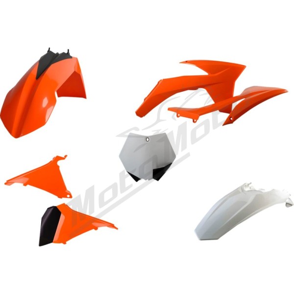 POLISPORT Kėbulo komplektas OEM KTM SX / XC / XC-F 125-350cc 2011
