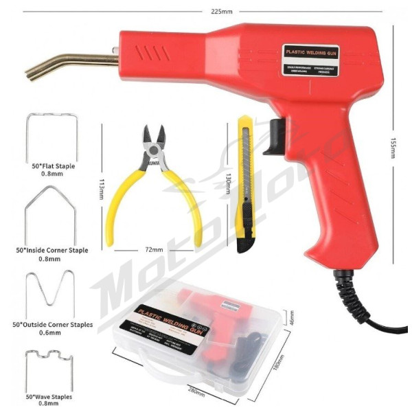 Plastic welding machine 50W with staples (200pcs) set