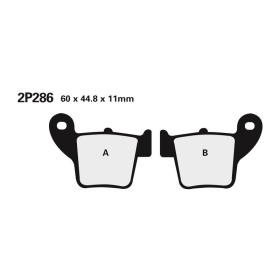 NISSIN stabdžių trinkelės Aprilia / HM / Honda / TM Racing 85-450cc 02-24