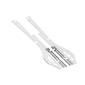ITEK Rail Stiffeners Powdercoat series White Polaris / Arctic Cat 2012-22 155"