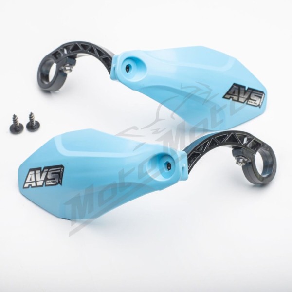 AVS RACING Handguards Kit Plastic Blue