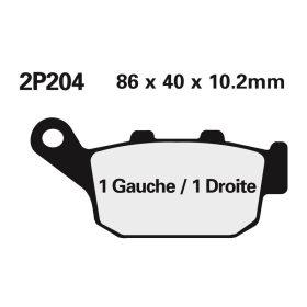 NISSIN stabdžių trinkelės Buell / Honda / Kawasaki / Moto Guzzi / Suzuki / Triumph / Yamaha / Zontes 87-24