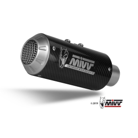 MIVV MK3 Full Exhaust System Kawasaki Ninja 650 17-23
