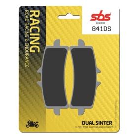 Sbs stabdžių trinkelės 841DS-1 Dual Sinter APRILIA / DUCATI / HUSQVARNA / KAWASAKI / KTM / MV AGUSTA / SUZUKI / TRIUMPH