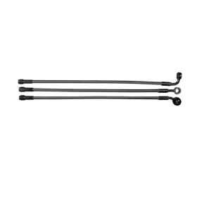 MAGNUM SHIELDING Designer Series Ø10mm Viršutinė stabdžių žarnelė juoda 63.5cm 35° Harley Davidson FLHTCUTG / FLHXXX / FLTRT 1690/1868 09-20