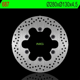NG BRAKES Round Fixed Brake Disc Kawasaki 500-1000cc 86-05