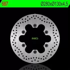 NG BRAKES Round Fixed Brake Disc Kawasaki 500-1000cc 86-05