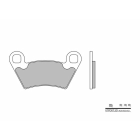 BREMBO Off-Road Sintered stabdžių trinkelės ​​​​​​​POLARIS RANGER 425-800cc 1999-2020