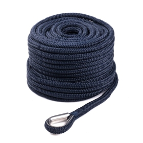 Qvarken Anchor Rope Dockline with thimble Navy