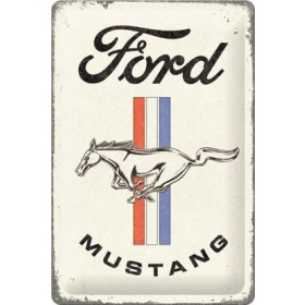 Metal tin sign FORD MUSTANG 20x30