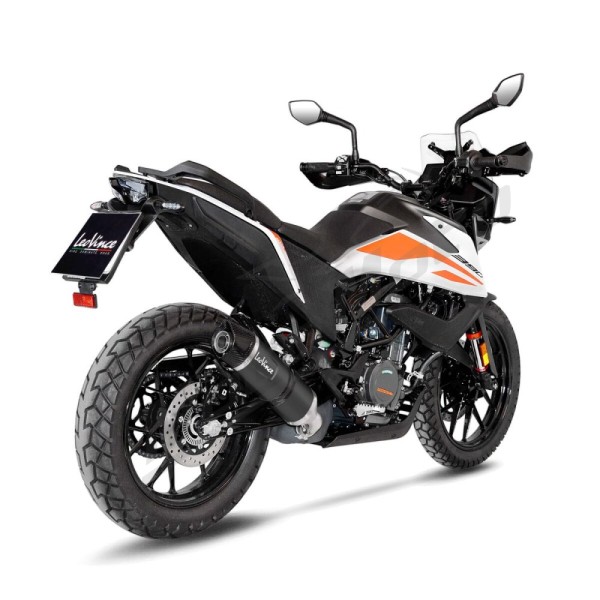 LEOVINCE LV One Evo Black Edition Slip-on Muffler  KTM ADVENTURE 390 20-24