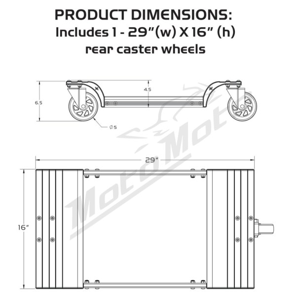 CALIBER Rear Trax Wheels 2.0