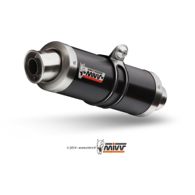 MIVV GP Steel Black Slip-On Kawasaki Z 750 04-06