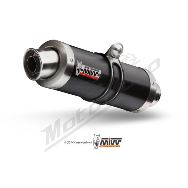 MIVV GP Steel Black Slip-On Kawasaki Z 750 04-06