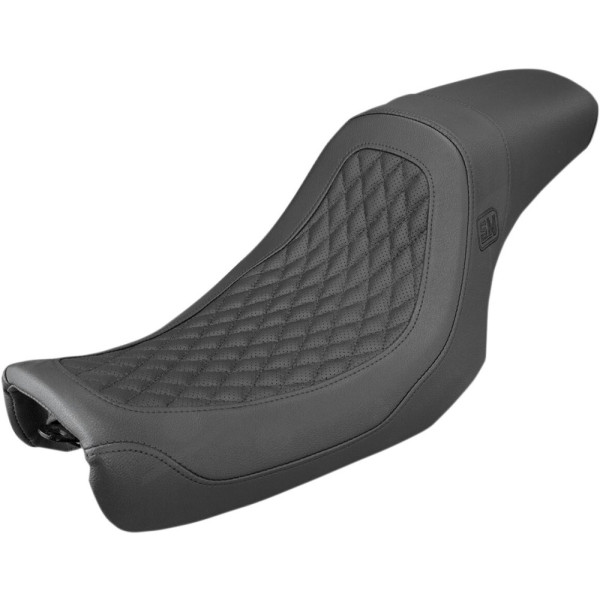 SADDLEMEN Speed Merchant Pro Series Seat Harley Davidson FLD / FXDB / FXDBA / FXDF / FXDWG 1450-1800 06-17