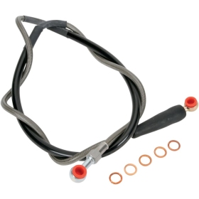 MOOSE OFFROAD Front Stainless Steel Braided Brake Line Husaberg / Husqvarna / KTM 125-525cc 00-16