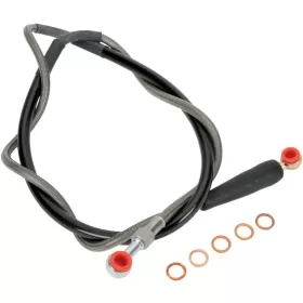 MOOSE OFFROAD Front Stainless Steel Braided Brake Line Husaberg / Husqvarna / KTM 125-525cc 00-16