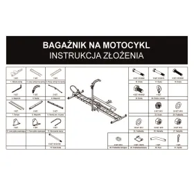 Biketec single platform for transporting a motorcycle (car carrier) 196 x 17 x 5 cm
