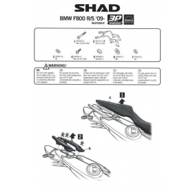 SIDE CASE HOLDER SET FOR BMW F800-R 2009-2015