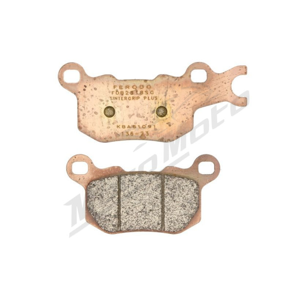 FERODO Rear Brake Pad Set Can Am Defender 800 16-21